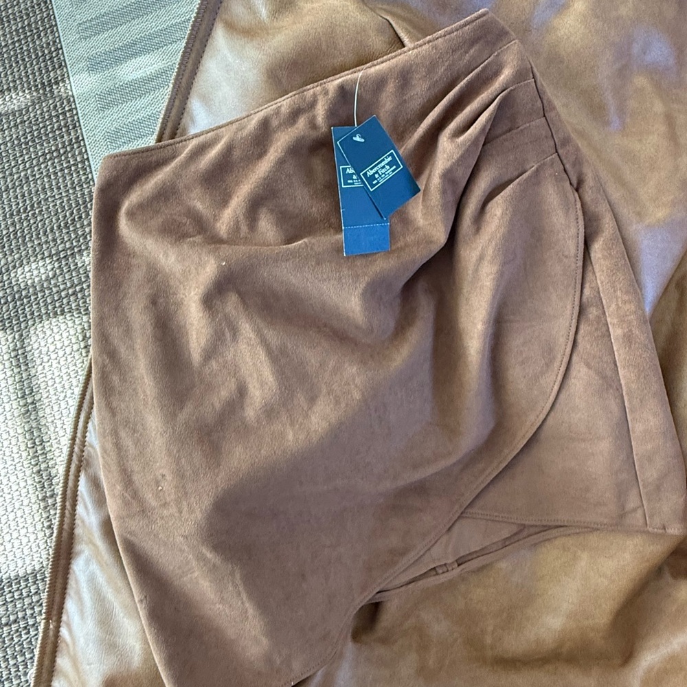 Abercrombie & Fitch Brown Mini Skirt